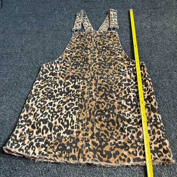 Leopard Print Overall Dress - Picture 5 of 7